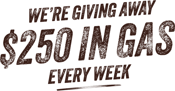 We're Giving Away $250 In Gass Every Week!